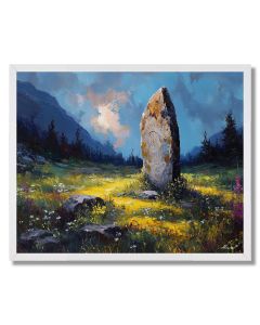STONE AND SIGNS - FRAMED