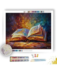 QUIET SPELLBOOK - Paint by Numbers Full Kit