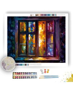 FAINT AURA WINDOW - Paint by Numbers Full Kit