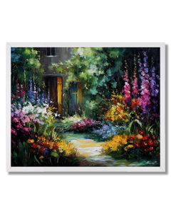SILENT CHARM GARDEN - FRAMED