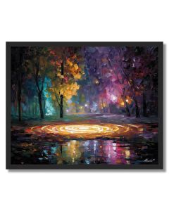 PALE SPELL CIRCLE - FRAMED