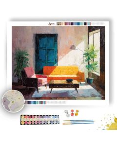 FLAT OPEN INTERIOR - Paint by Numbers Full Kit