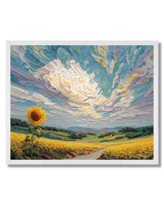 QUIET RADIANT FIELD - FRAMED