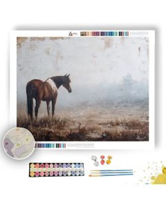 DUSTY WAITING PAUSE - Paint by Numbers Full Kit