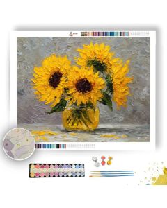 BRIGHT ROW - Paint by Numbers Full Kit