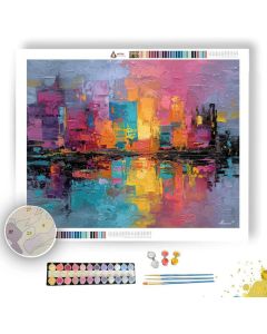 RHYTHMIC BRIGHT SPACE - Paint by Numbers Full Kit