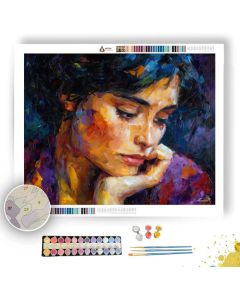 SOFT CONTEMPLATION - Paint by Numbers Full Kit