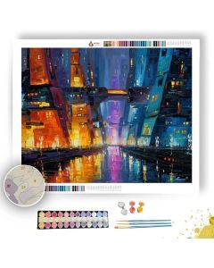 NOVA GLASS CITY - Paint by Numbers Full Kit