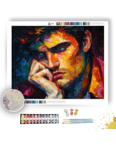 WEIGHTED THOUGHTS - Paint by Numbers Full Kit