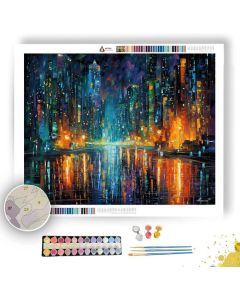 NEON CURRENT METRO - Paint by Numbers Full Kit