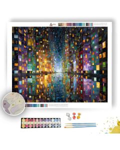 HALO GRID CITY - Paint by Numbers Full Kit