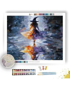 SILVER MIRROR WITCH - Paint by Numbers Full Kit