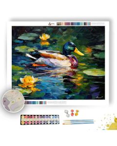 PEACEFUL DUCK - Paint by Numbers Full Kit