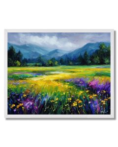 AFTER RAIN MEADOW - FRAMED
