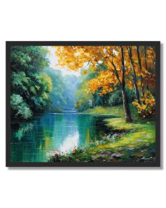 RIVERBANK SILENCE - FRAMED