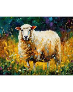 MEADOW SHEEP GRAZE