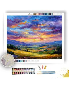 OPEN VALLEY SKY - Paint by Numbers Full Kit