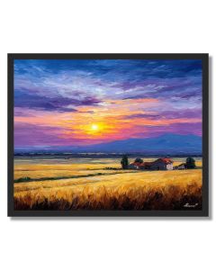 PLAINS AT DAWN - FRAMED