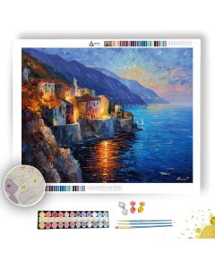 COASTAL CLIFF VIEW - Paint by Numbers Full Kit