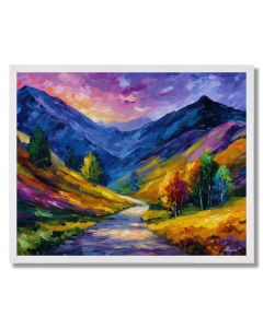MOUNTAIN PASS QUIET - FRAMED