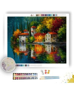STILL LAKE SHORE - Paint by Numbers Full Kit