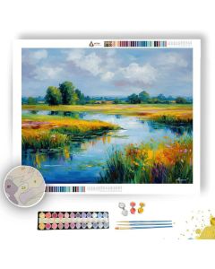 LOWLAND RIVER - Paint by Numbers Full Kit