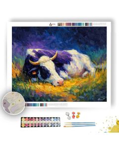 PASTURE COW STILL - Paint by Numbers Full Kit