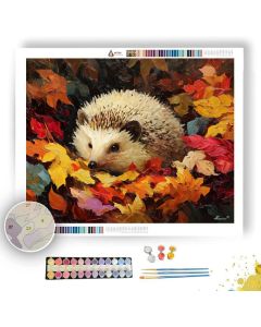WOODLAND HEDGEHOG - Paint by Numbers Full Kit
