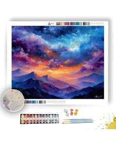 MOUNTAIN CLOUD REST - Paint by Numbers Full Kit