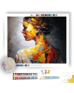 FRACTURED CALM - Paint by Numbers Full Kit