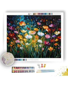 STARLIGHT BLOSSOMS - Paint by Numbers Full Kit