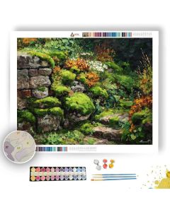 ANCIENT MOSS GARDEN - Paint by Numbers Full Kit