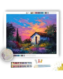 TWILIGHT HERB GARDEN - Paint by Numbers Full Kit
