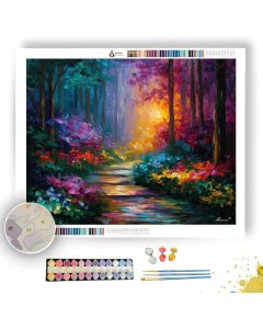 TWILIGHT GARDEN PATH - Paint by Numbers Full Kit