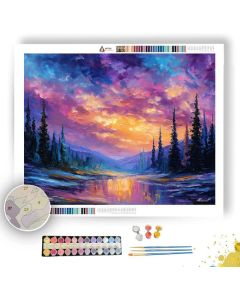 LUMEN SKY VALLEY - Paint by Numbers Full Kit