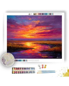 EMBER SKY DUSK - Paint by Numbers Full Kit
