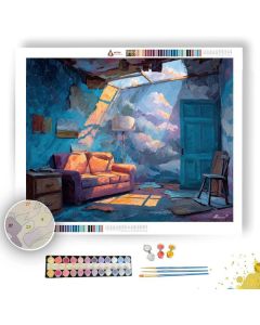WARPED ROOM - Paint by Numbers Full Kit