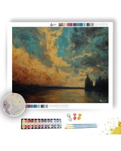 UNSETTLED SCENE - Paint by Numbers Full Kit