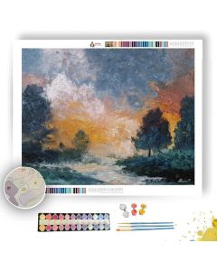 UNSETTLED GESTURE - Paint by Numbers Full Kit
