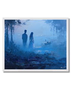 ABSENT MOMENT BREATH - FRAMED