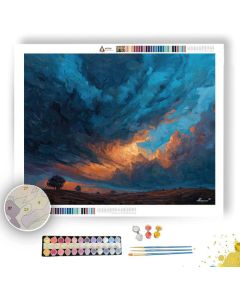UNSETTLED FORM SCENE - Paint by Numbers Full Kit