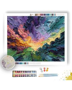 BROKEN AXIS VIEW - Paint by Numbers Full Kit
