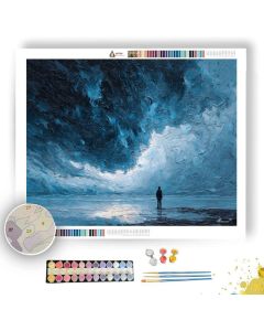 CROOKED THOUGHT FORM - Paint by Numbers Full Kit