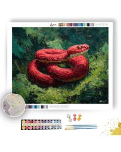 COILED STRIKE - Paint by Numbers Full Kit
