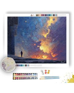 FOREIGN FIGURE ARRIVAL - Paint by Numbers Full Kit