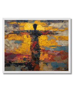 ABSTRACT PRESENCE FIGURE - FRAMED
