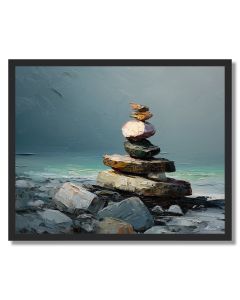 CALM SHAPE MOMENT - FRAMED
