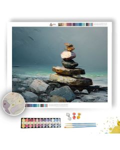 CALM SHAPE MOMENT - Paint by Numbers Full Kit