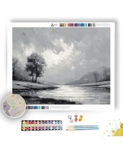 UNIFIED SURFACE TONE BW - Paint by Numbers Full Kit