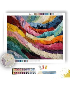 BRIGHT STACKED SPAN - Paint by Numbers Full Kit